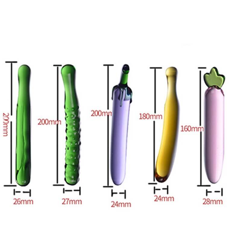 Glass-Dildo-For-Women-Masturbation-Sex-Toy-Fruit-Vegetable-Artificial-Penis-Anal-Plug-Sex-Toy