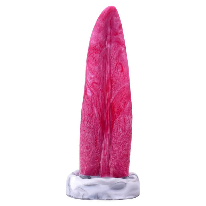 Gory-Raw-Meat-Color-Anal-Plug-With-Sucker-Magic-Tongue-Style-Silicone-Dildos-Clitoral-Stimulate