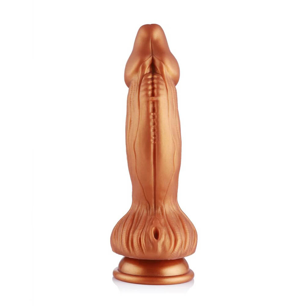 Huge-Suction-Cup-Silicone-Dildo-Ribbed-Texture-Ribs-Unisex-Soft-Dildo