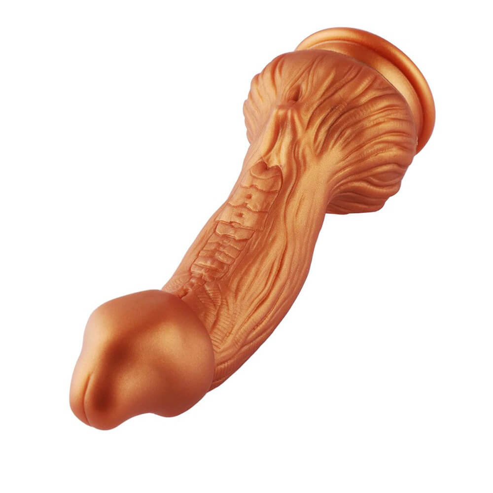 Huge-Suction-Cup-Silicone-Dildo-Ribbed-Texture-Ribs-Unisex-Soft-Dildo