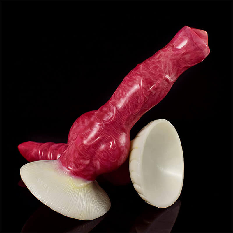 Large-Dog-Knot-Ejacultion-Dildo-With-Sucker-Spray-Liquid-Function-Red-Silicone-Squirting-Penis