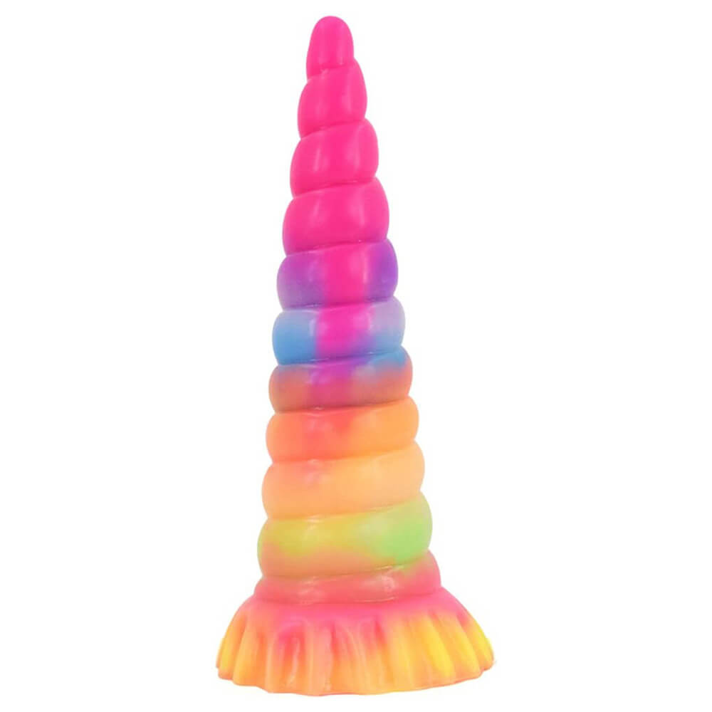 NEW-silicone-animal-dildo-Unicorn-conch-shape-anal-plug-suction-cup-soft-sex-toys