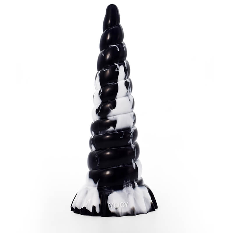 NEW-silicone-animal-dildo-Unicorn-conch-shape-anal-plug-suction-cup-soft-sex-toys