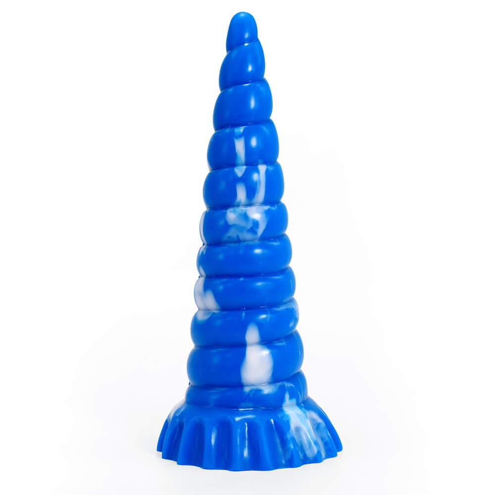 NEW-silicone-animal-dildo-Unicorn-conch-shape-anal-plug-suction-cup-soft-sex-toys