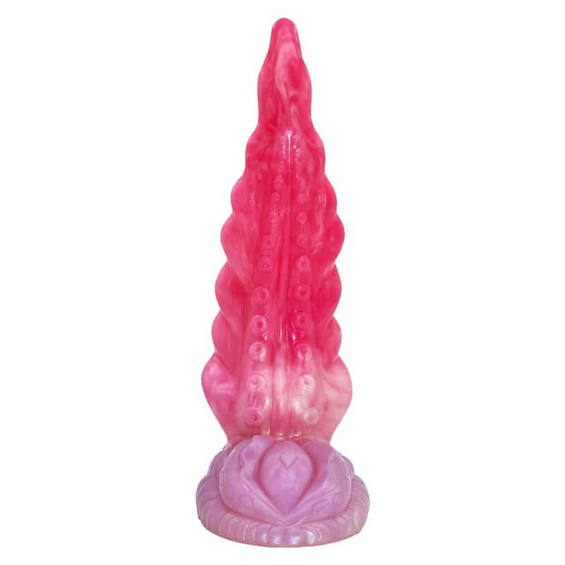 New-Curved-Butt-Plug-Silicone-Horse-Dog-Knot-Dildo-With-Sucker-Sex-Toys-For-Women-8-inch-Tongue-Shape-Snake-Dildo