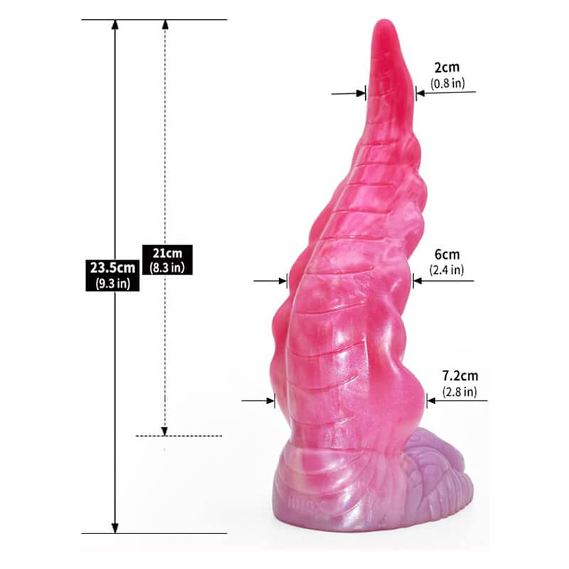 New-Curved-Butt-Plug-Silicone-Horse-Dog-Knot-Dildo-With-Sucker-Sex-Toys-For-Women-8-inch-Tongue-Shape-Snake-Dildo
