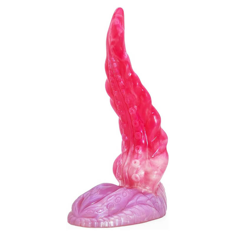 New-Curved-Butt-Plug-Silicone-Horse-Dog-Knot-Dildo-With-Sucker-Sex-Toys-For-Women-8-inch-Tongue-Shape-Snake-Dildo