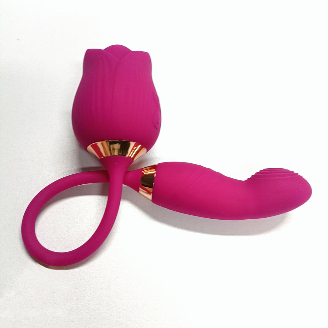 Rose Sucking Vibrator Clit Sucker Dildo Women G-spot Massager Sex Toy for  Women