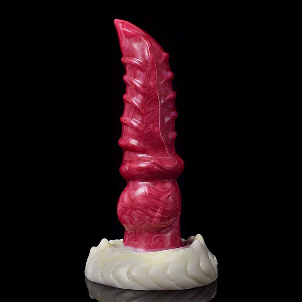 Realistic-Pink-Dragon-Dildo-7.28-inches-Silicone-Tentacle-Adult-Toy