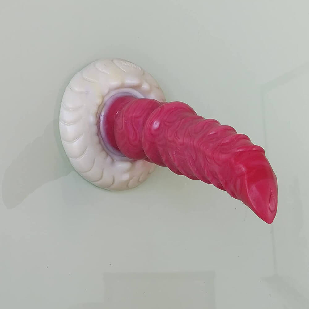 Realistic-Pink-Dragon-Dildo-7.28-inches-Silicone-Tentacle-Adult-Toy