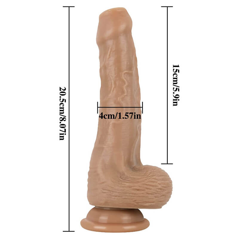 Realistic-Silicone-Foreskin-Dildos-8inch-Super-Real-Feel-Dildos