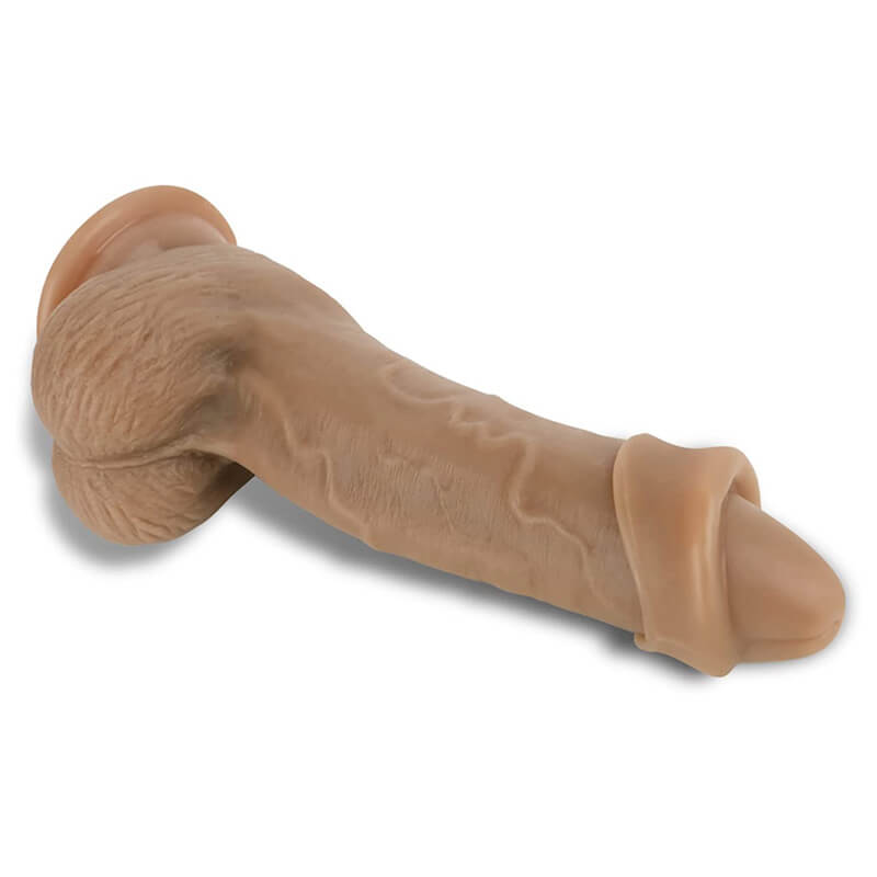 Realistic-Silicone-Foreskin-Dildos-8inch-Super-Real-Feel-Dildos