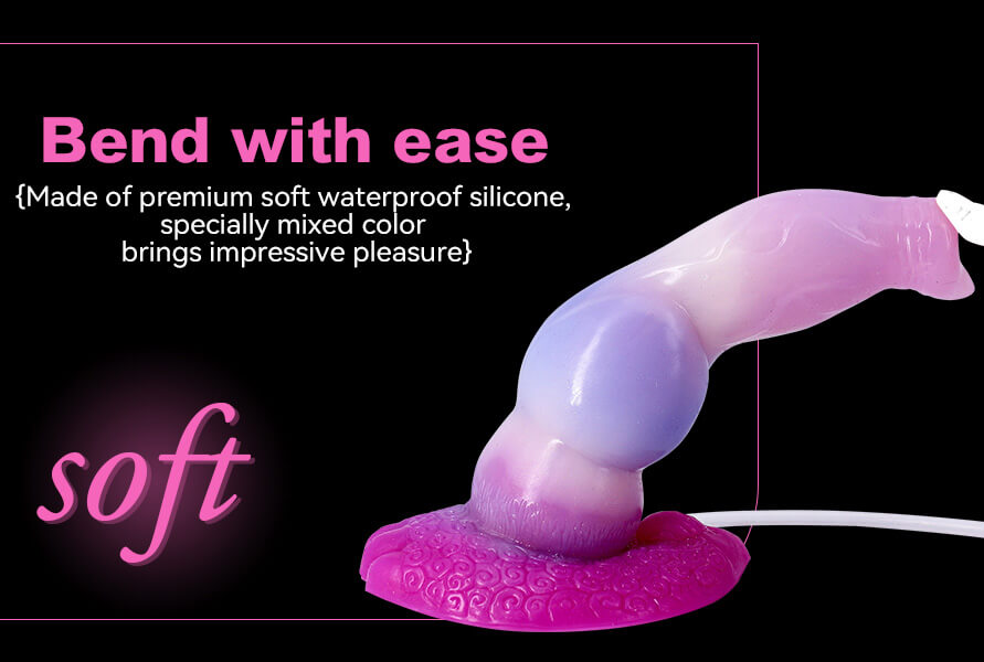 Realistic-Squirting-Silicone-Dog-Dildo-8-in-Pink-Ejaculating-Dildo