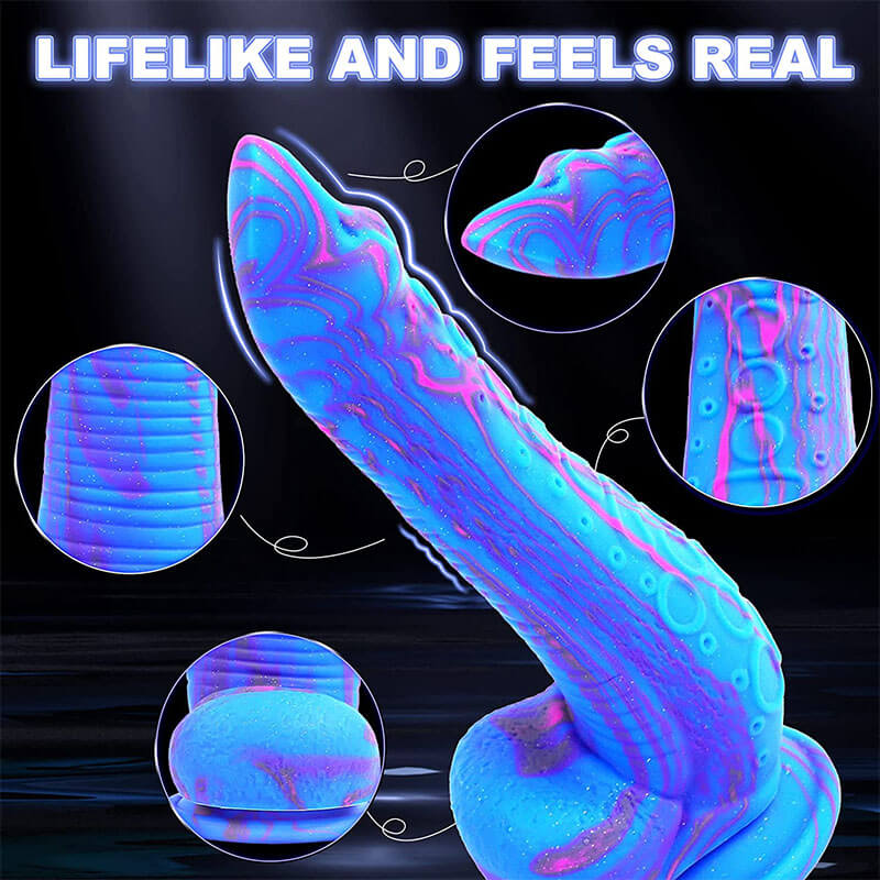 Silicone-Tentacle-Dildo-9-Inches-Huge-Thick-Anal-Plug-Monster-Dildos