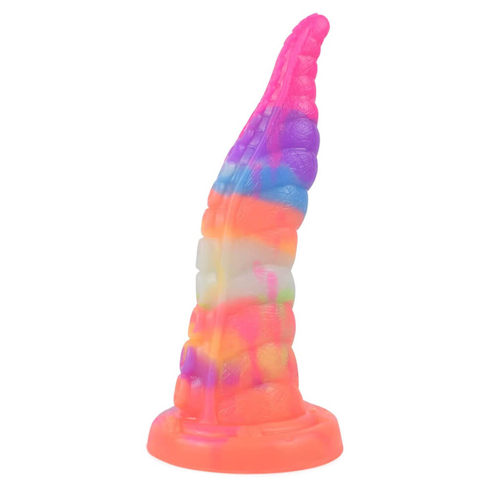 Tentacle-Dildo-Luminous-with-Suction-Cup-7.28-Inch-Octopus-Monster-Dildo