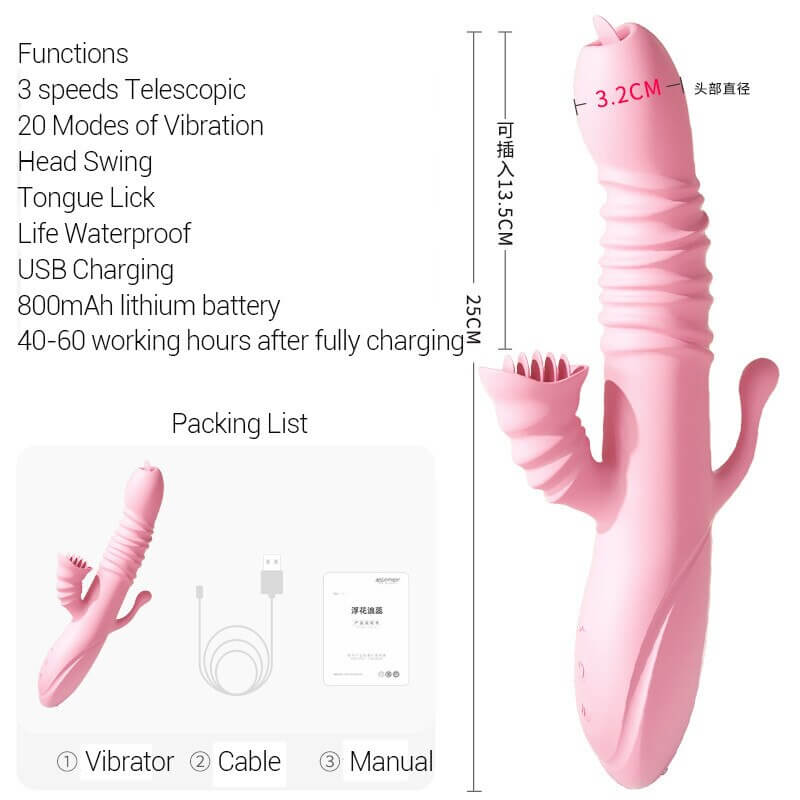 Tongue-Licking-Vibrating-Dildo-Rabbit-Vibrator-Telescopic-Swing-Heating-Anus-G-Spot-Stimulate-AV-Wands