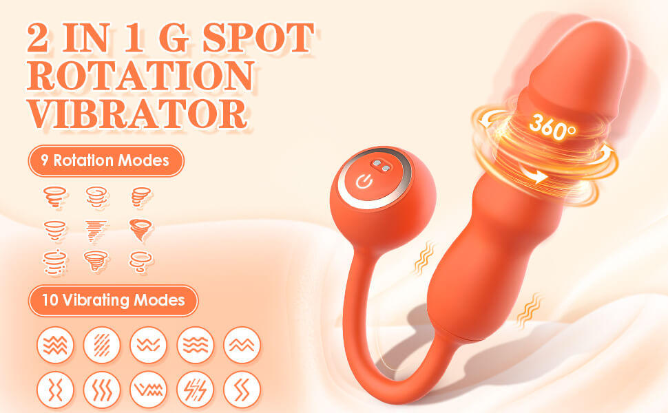 Vibrating-egg-G-Spot-Dildo-Vibrator-Clitoral-Vibrator-with-10-Vibrating-9-Thrusting-Modes-Dildo