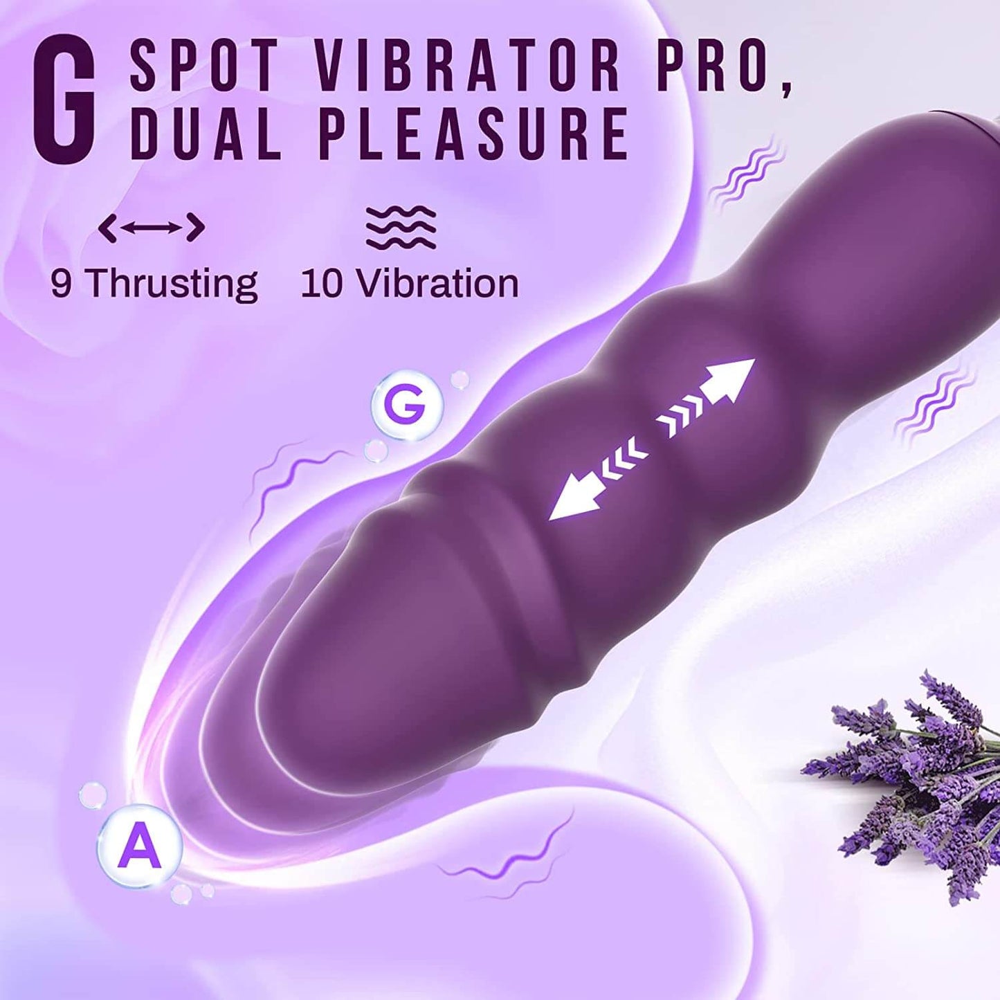 Vibrating-egg-G-Spot-Dildo-Vibrator-Clitoral-Vibrator-with-10-Vibrating-9-Thrusting-Modes-Dildo