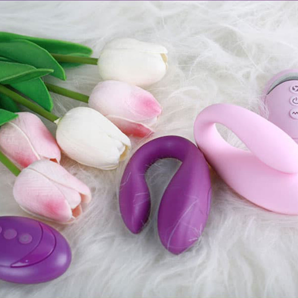 Wireless-Vibrator-Adult-Toys-For-Couples-USB-Rechargeable-Dildo-G-Spot-U-Silicone-Stimulator-Double-Vibrators