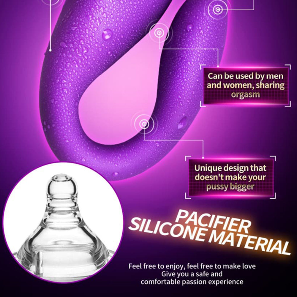 Wireless-Vibrator-Adult-Toys-For-Couples-USB-Rechargeable-Dildo-G-Spot-U-Silicone-Stimulator-Double-Vibrators