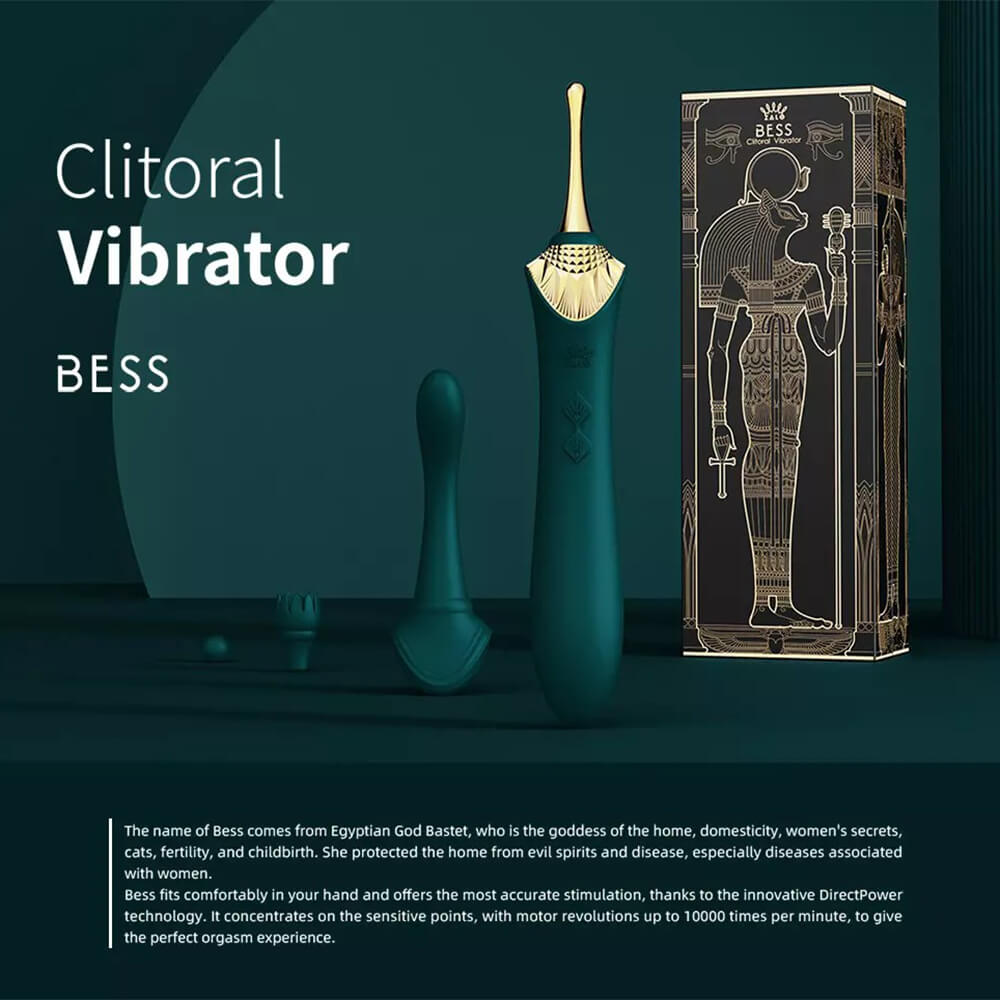 ZALO-BESS-G-spot-vibrator-exquisite-soft-silicone-clitoral-stimulation-usb-Double-motor-Retro-massager-adult