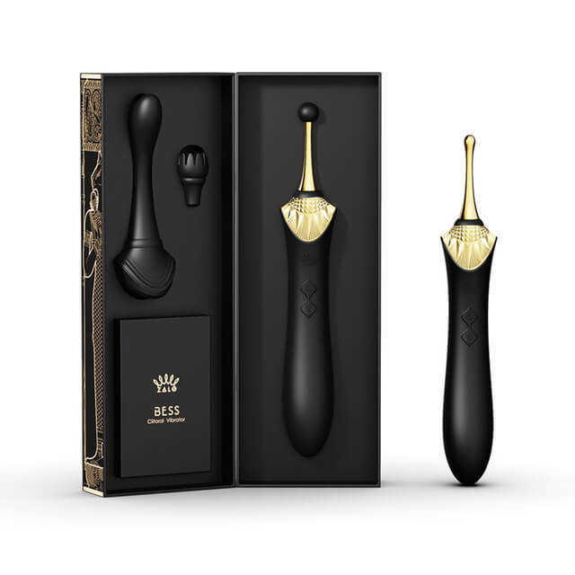 ZALO-BESS-G-spot-vibrator-exquisite-soft-silicone-clitoral-stimulation-usb-Double-motor-Retro-massager-adult