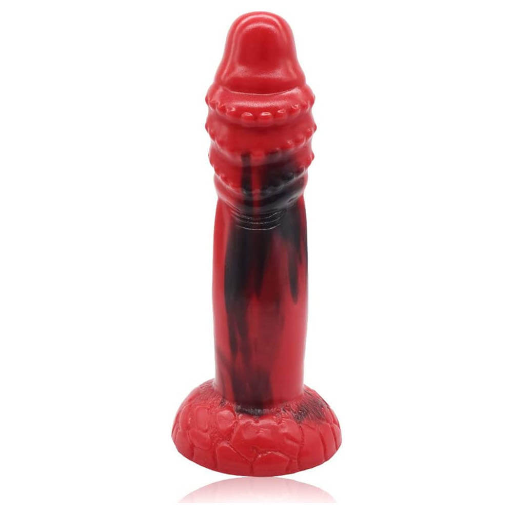 g-spot-massager-animal-dildo-silicone-soft-suction-cup-dildos-red-black-dildo-bumpy-little